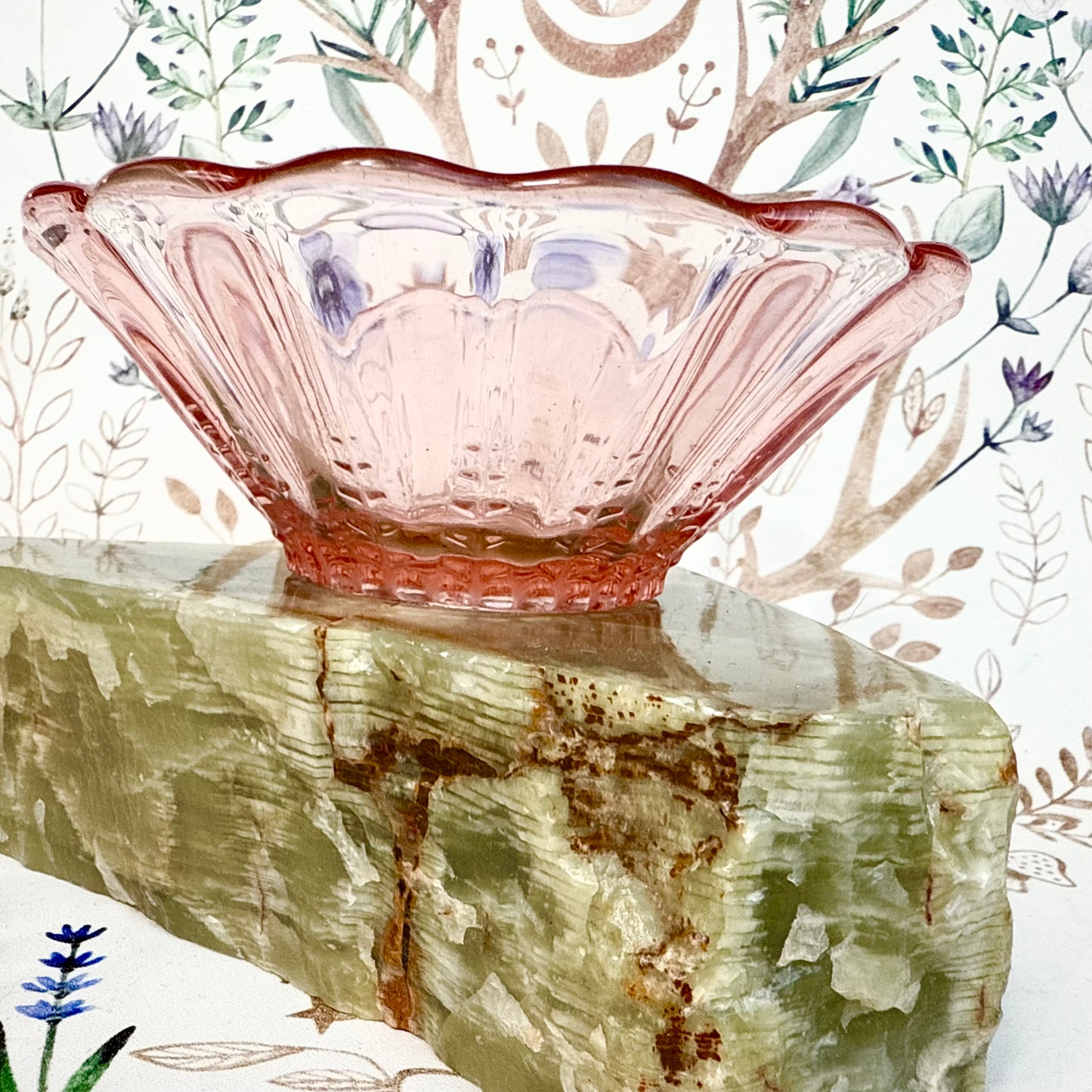 Glasschälchen rosa