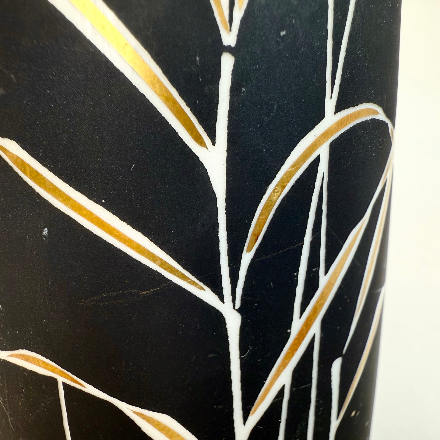 Vase Schilf schwarz