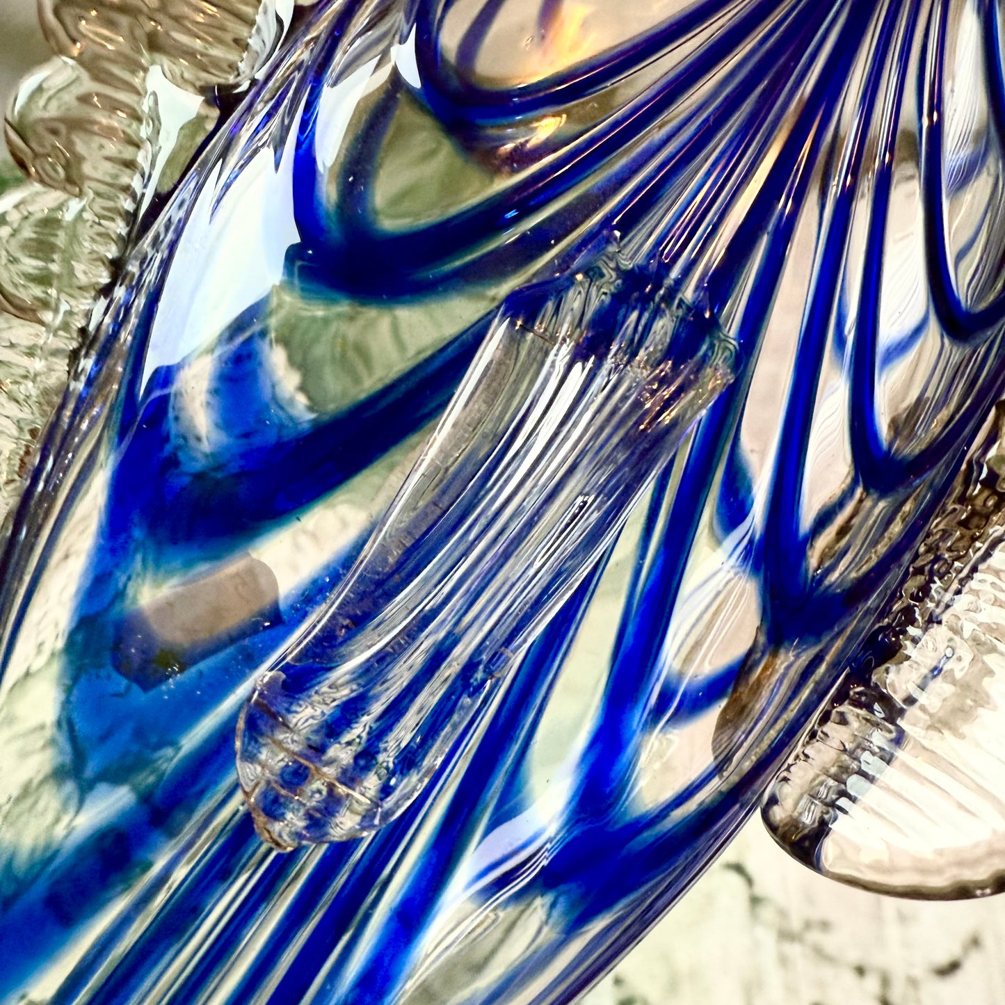 Murano Fisch blau