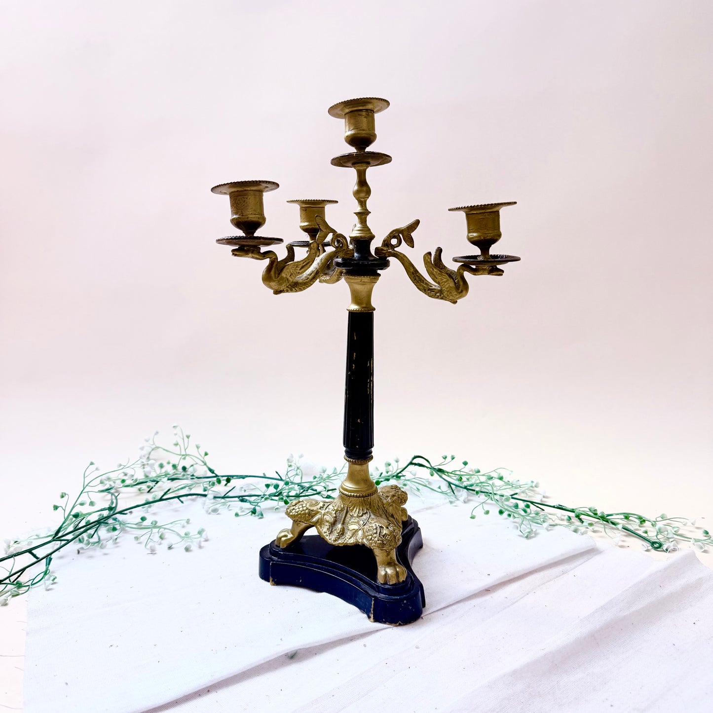 Kerzenständer Schwan