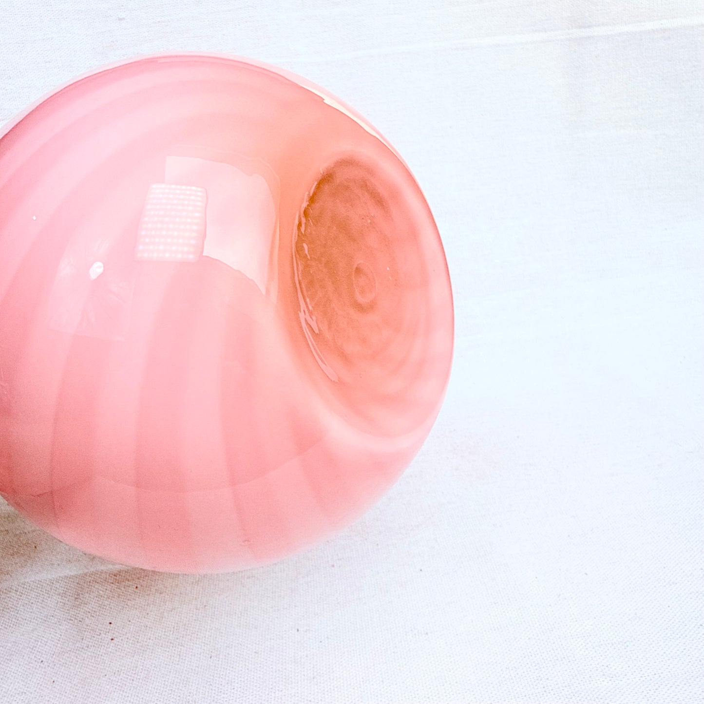 Swirl Bonbon Vase rosa