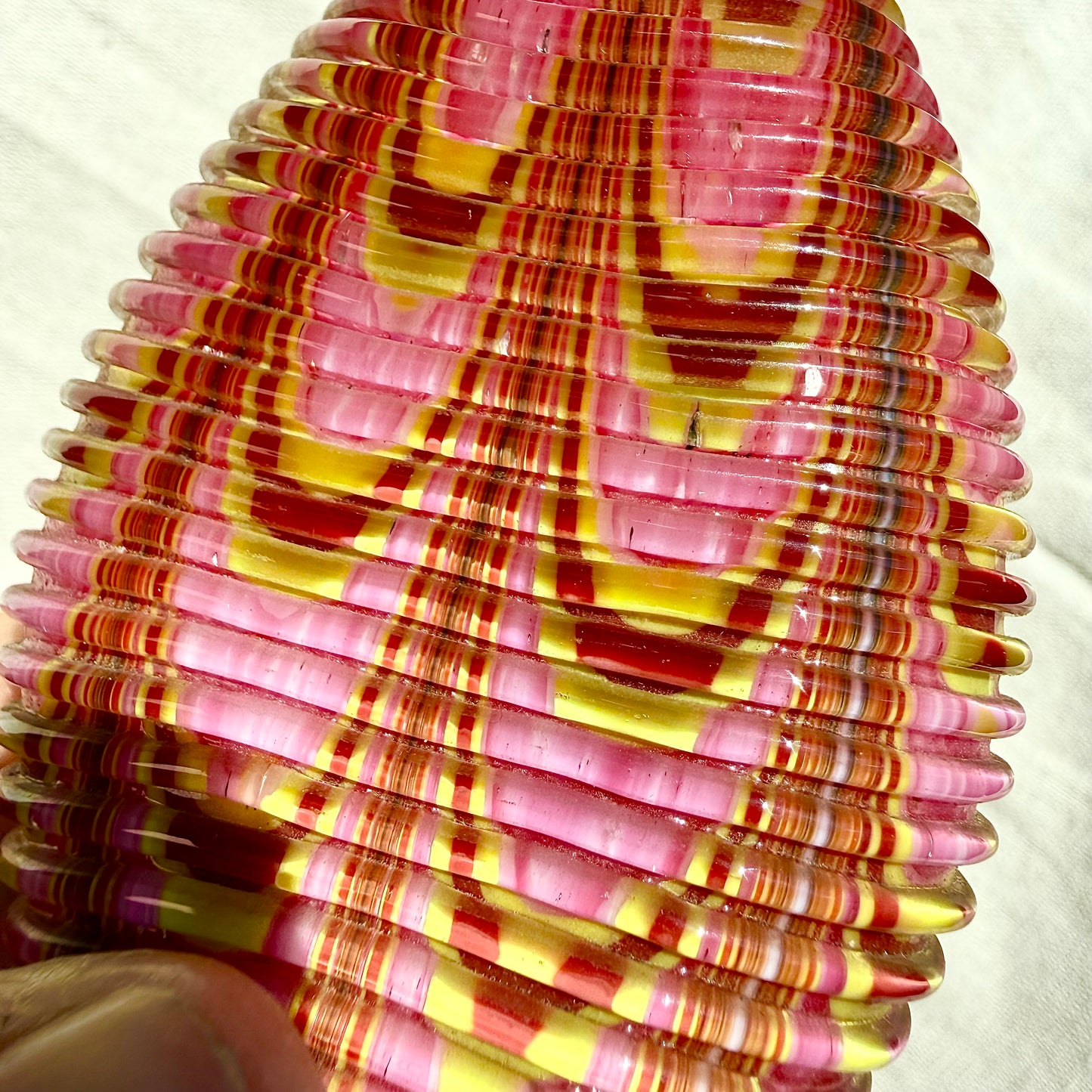 Schnupftabakglas Rillen