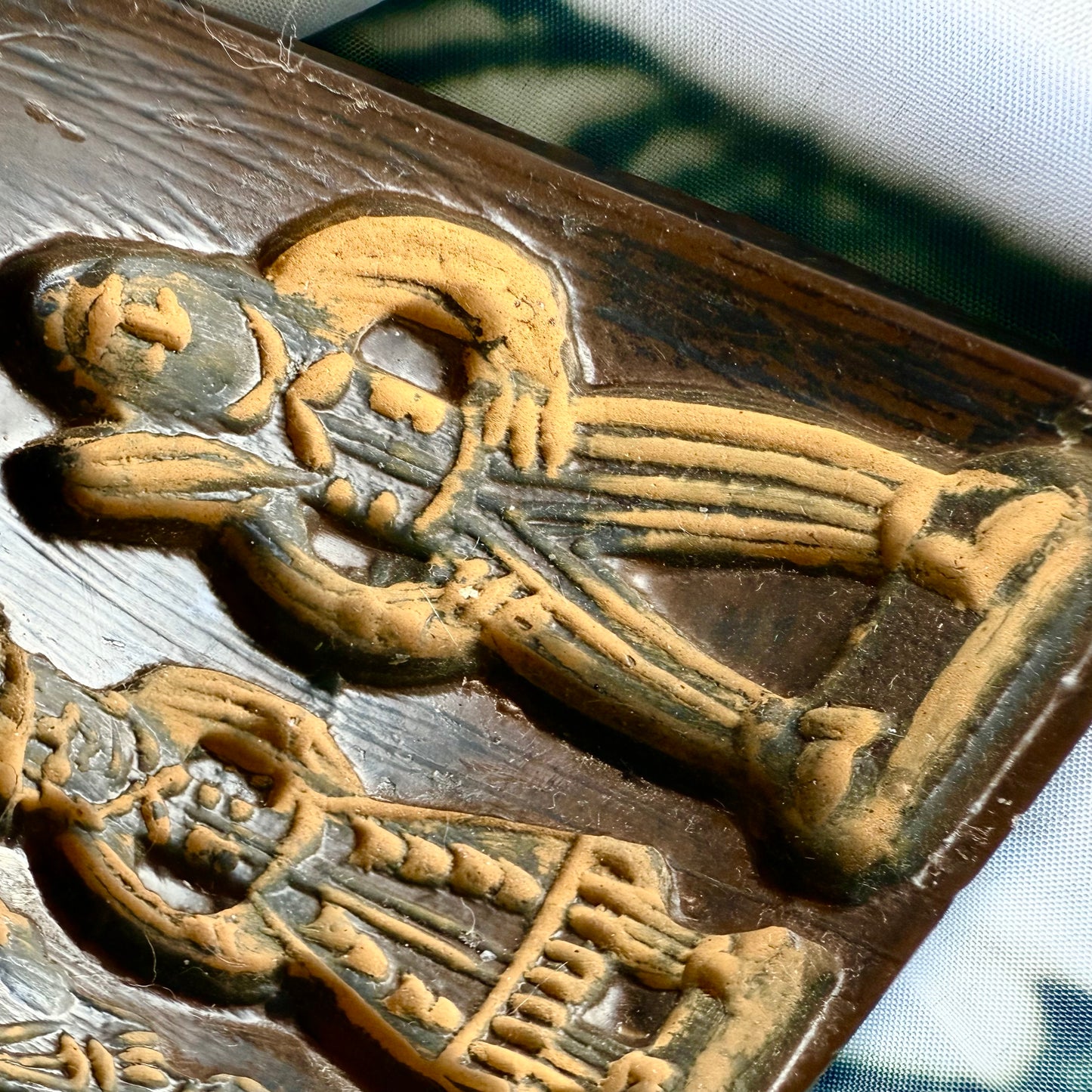 Spekulatiusformen Wachsbild