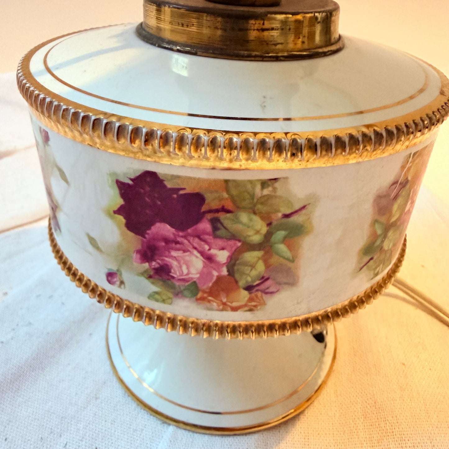 Tischlampe Rosen