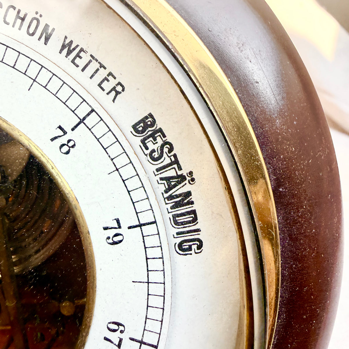 Barometer Holz