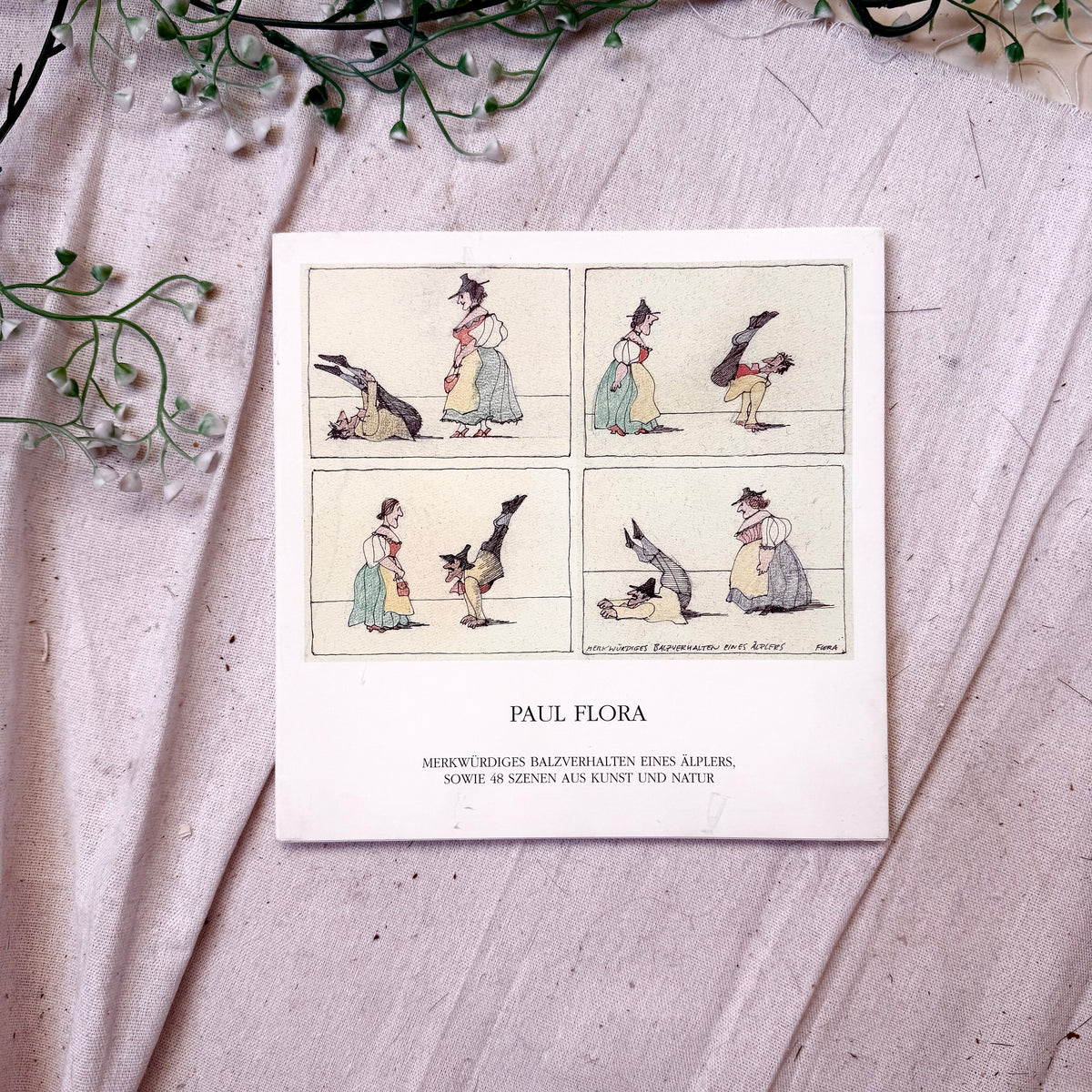 Signiertes Paul Flora Buch