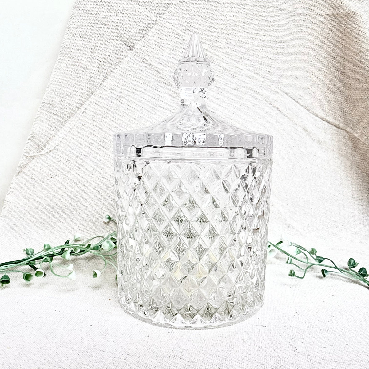Glasdose mit Deckel