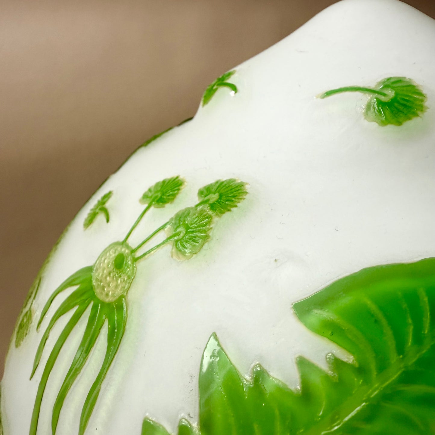 Jugendstil Lampe Löwenzahn nach Gallé