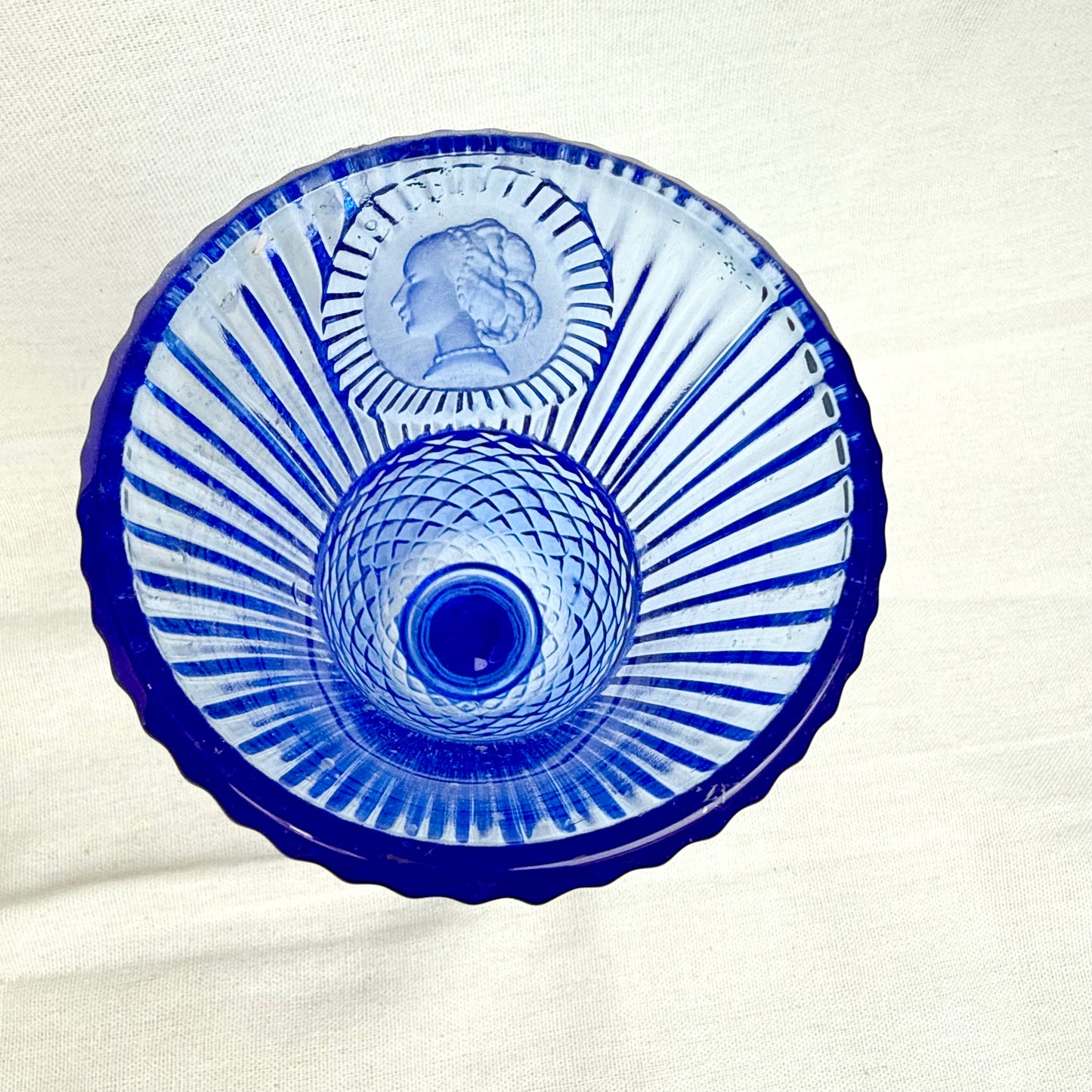 Pokal Portrait blau