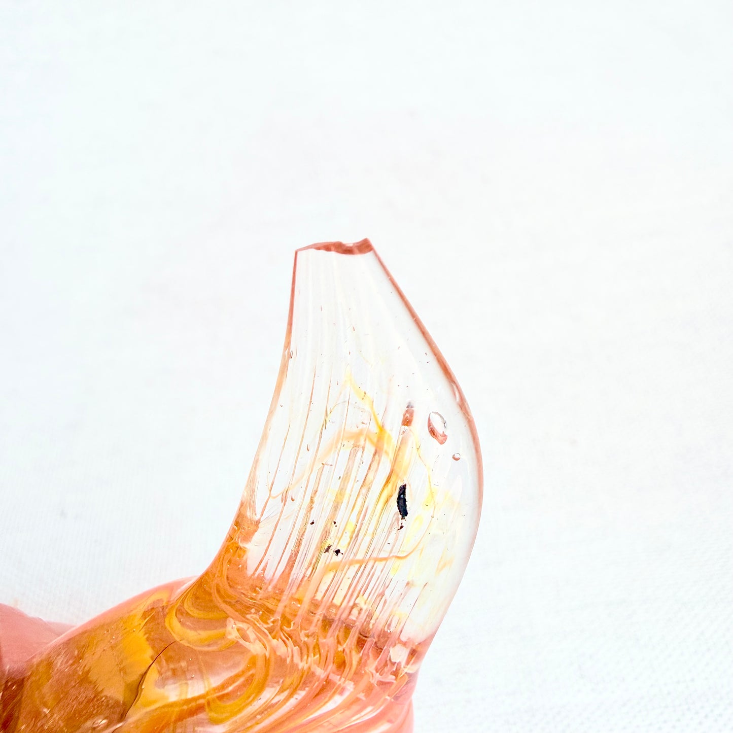 Fisch Glasfigur orange