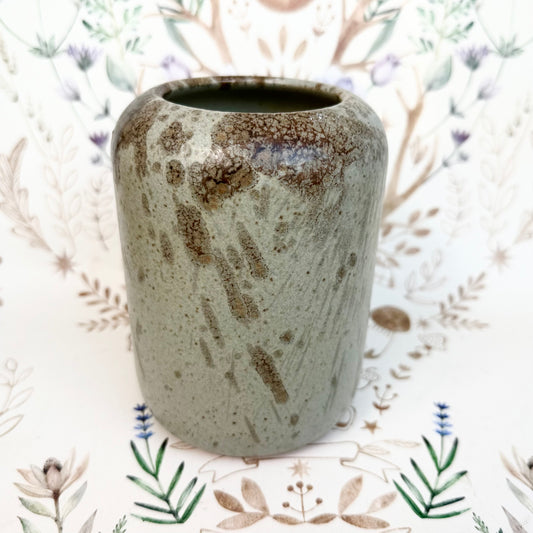 Vase handgemacht türkis