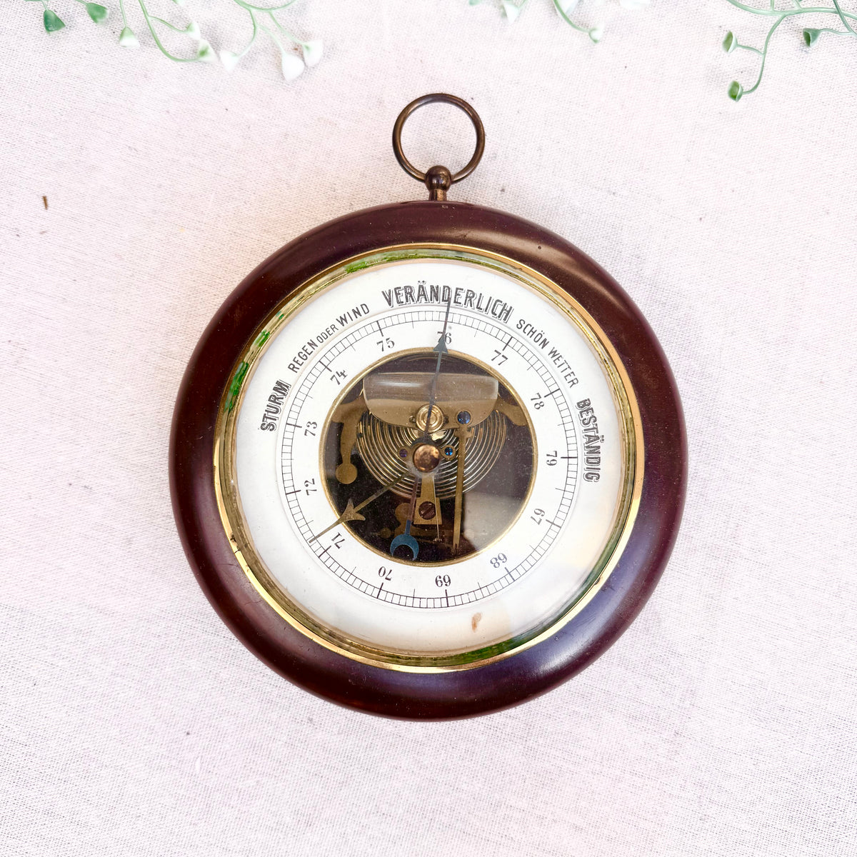 Barometer Holz