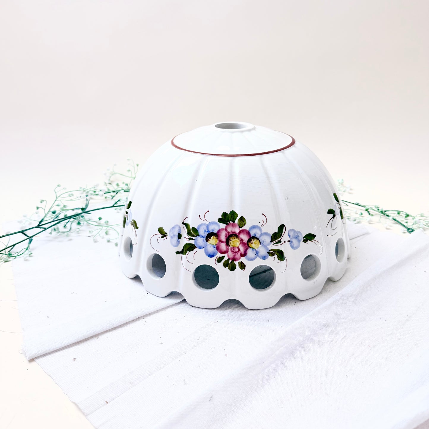 Lampenschirm Landhaus Blumen