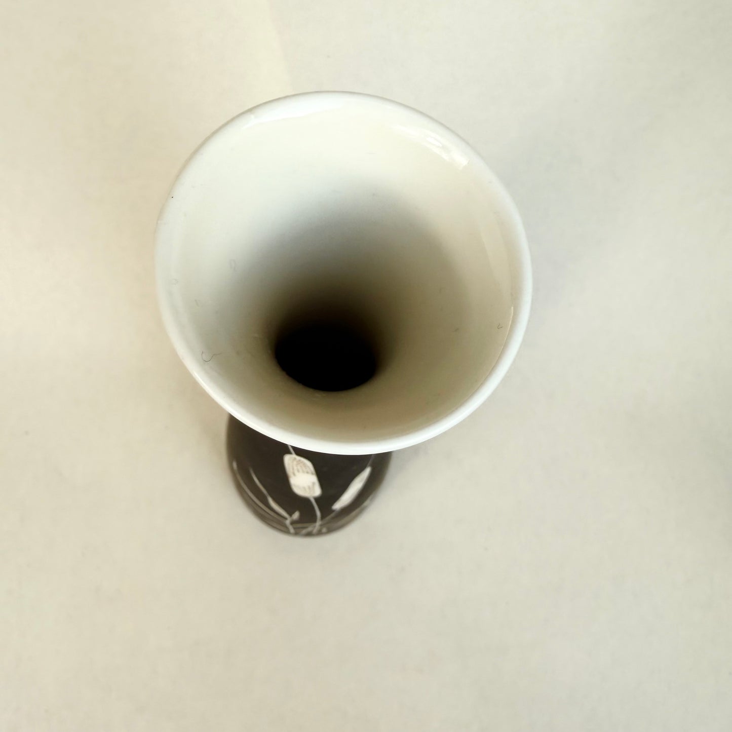 Vase Schilf schwarz