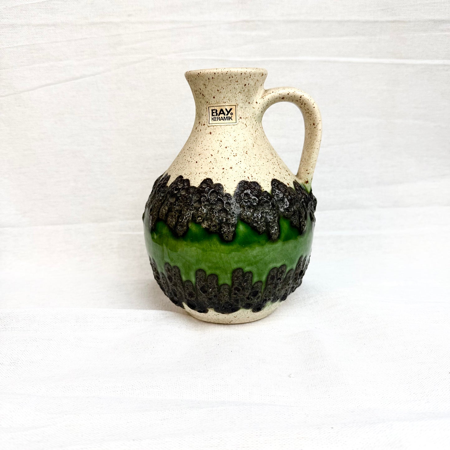 Bay Vase Fat Lava Vase grün