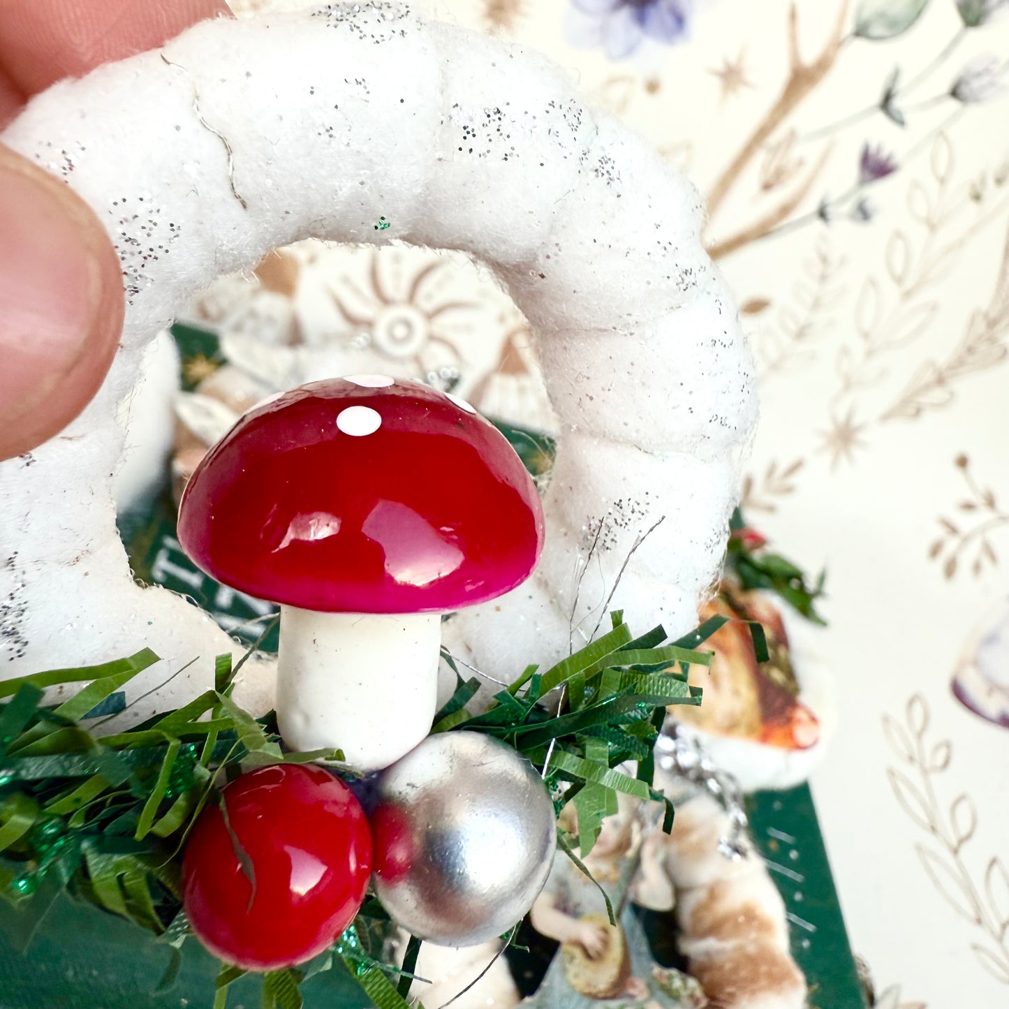 Watte Christbaumschmuck