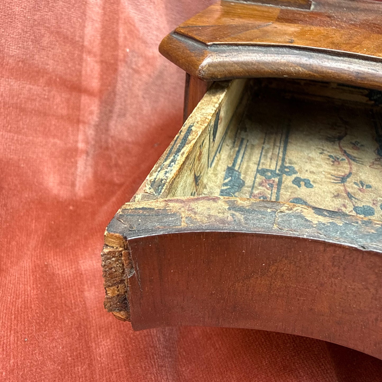 Biedermeier Aufsatz Spiegel