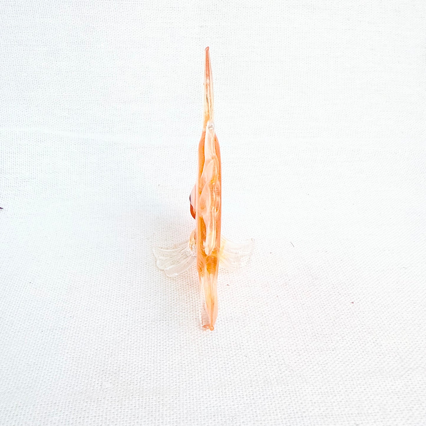 Fisch Glasfigur orange