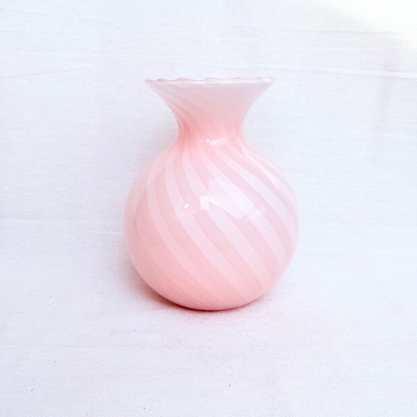 Swirl Bonbon Vase rosa
