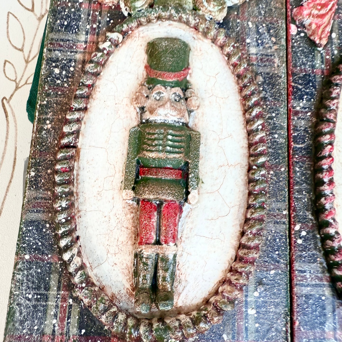 Bild handbemalt 3er Set Weihnachten