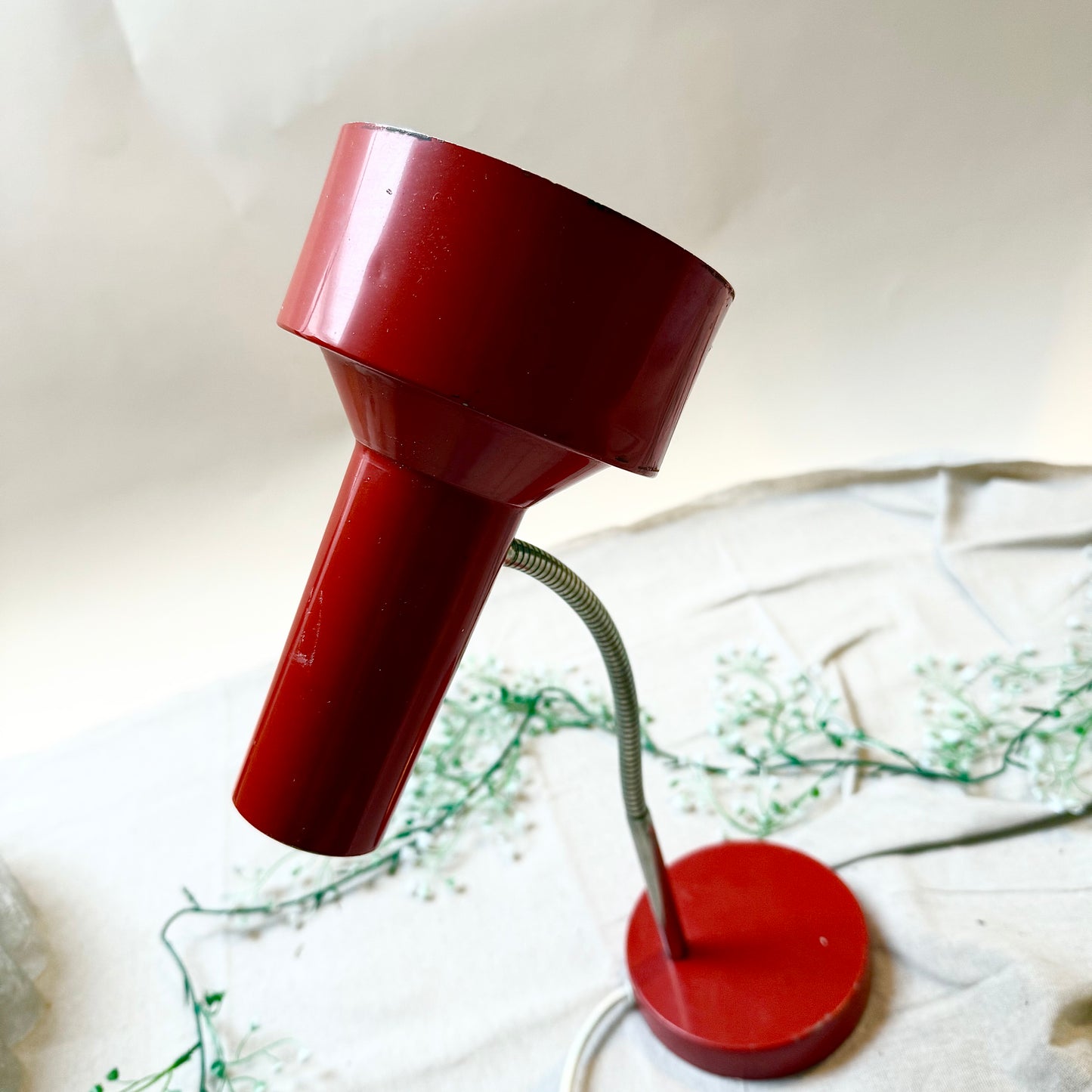 Schreibtischlampe rot