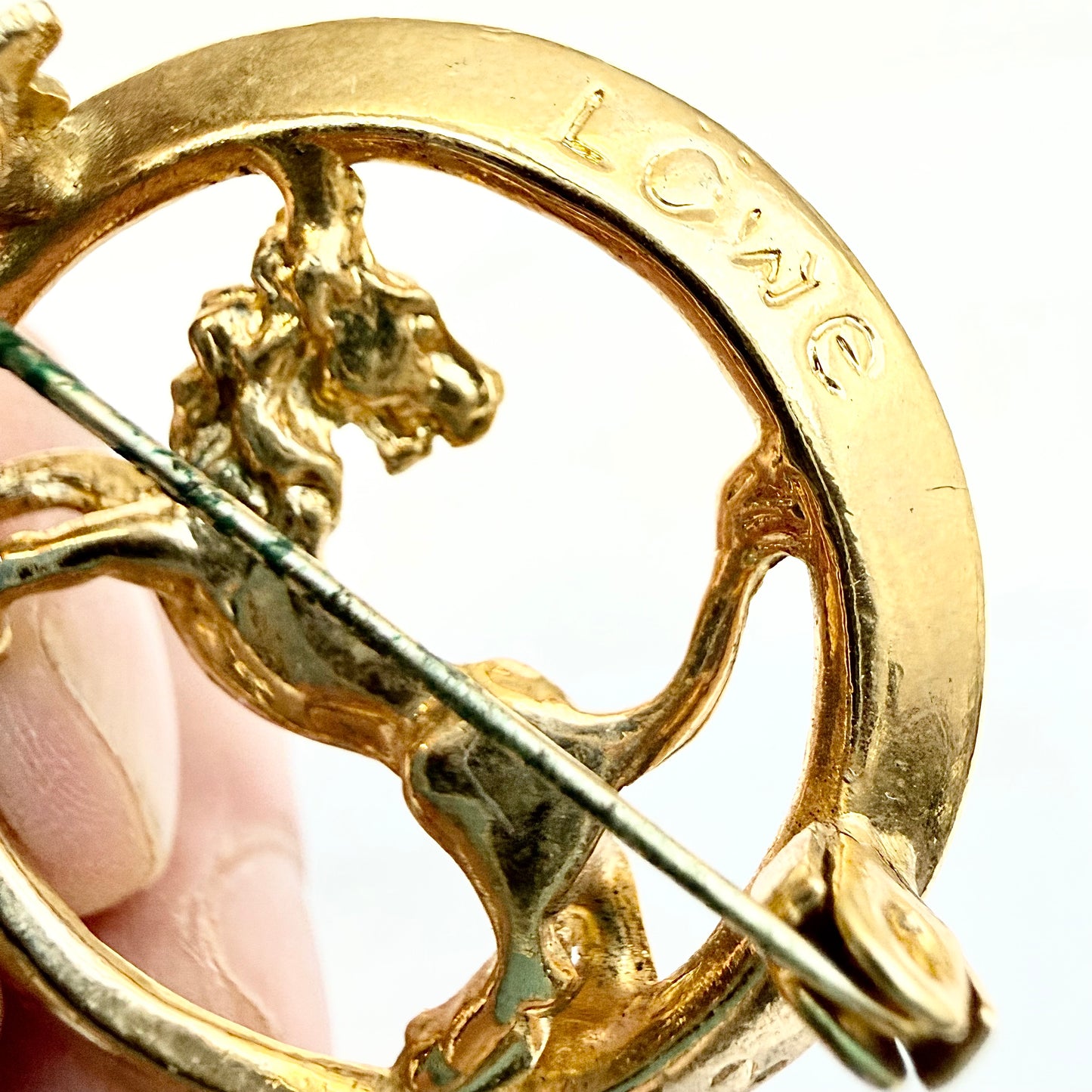 Trifari Sternzeichen Brosche Löwe