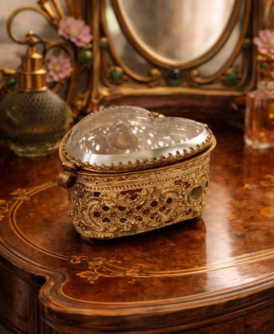 Schmuckdose Jugendstil Herz