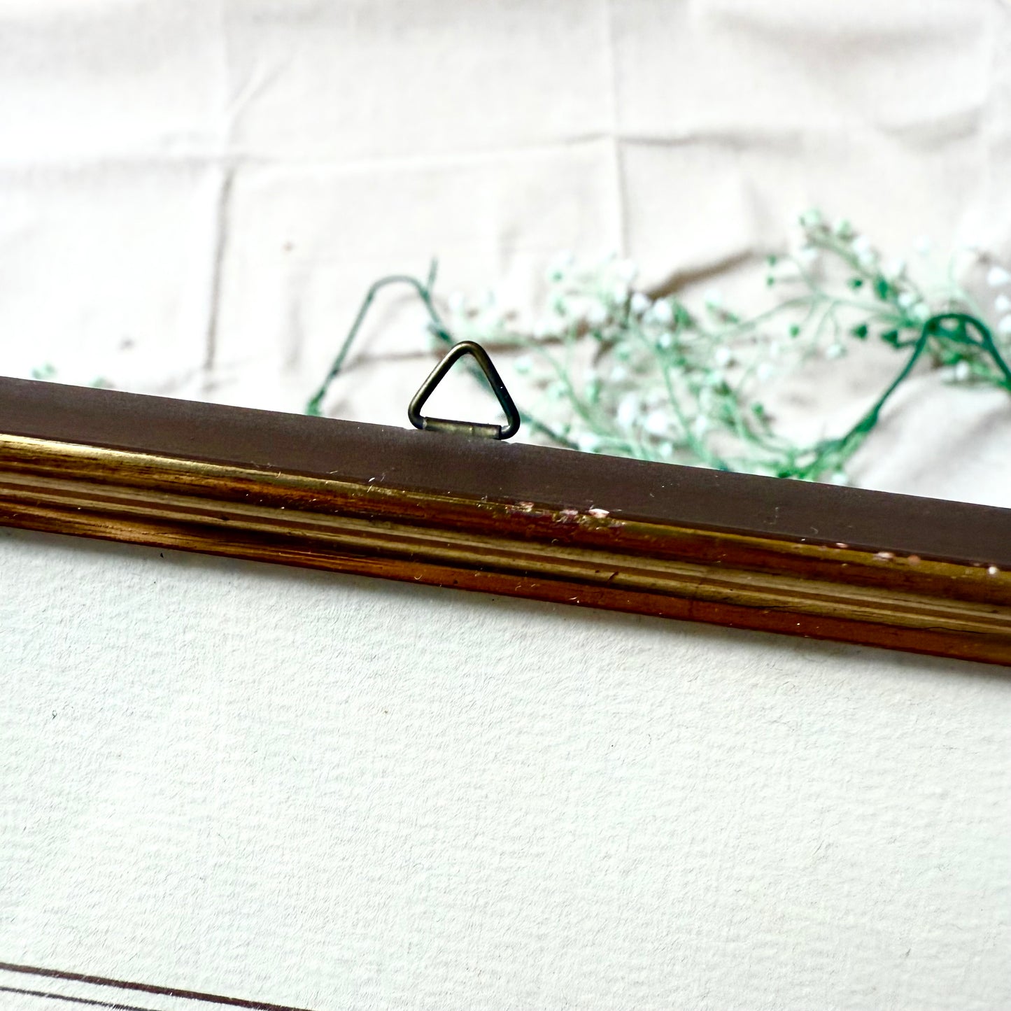 Gerahmte Mode Lithografie 1856