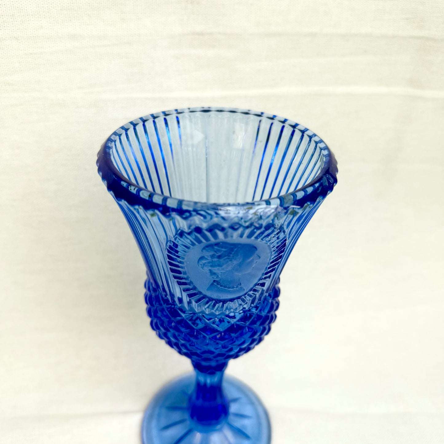 Pokal Portrait blau