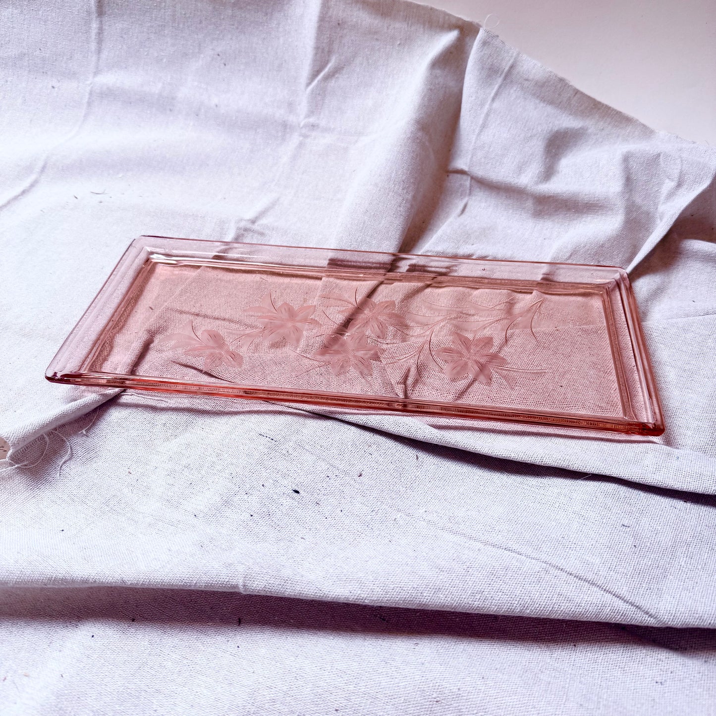 Glastablett graviert