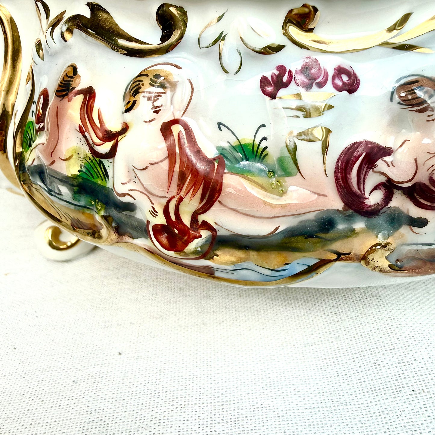 Capodimonte Keramik Dose