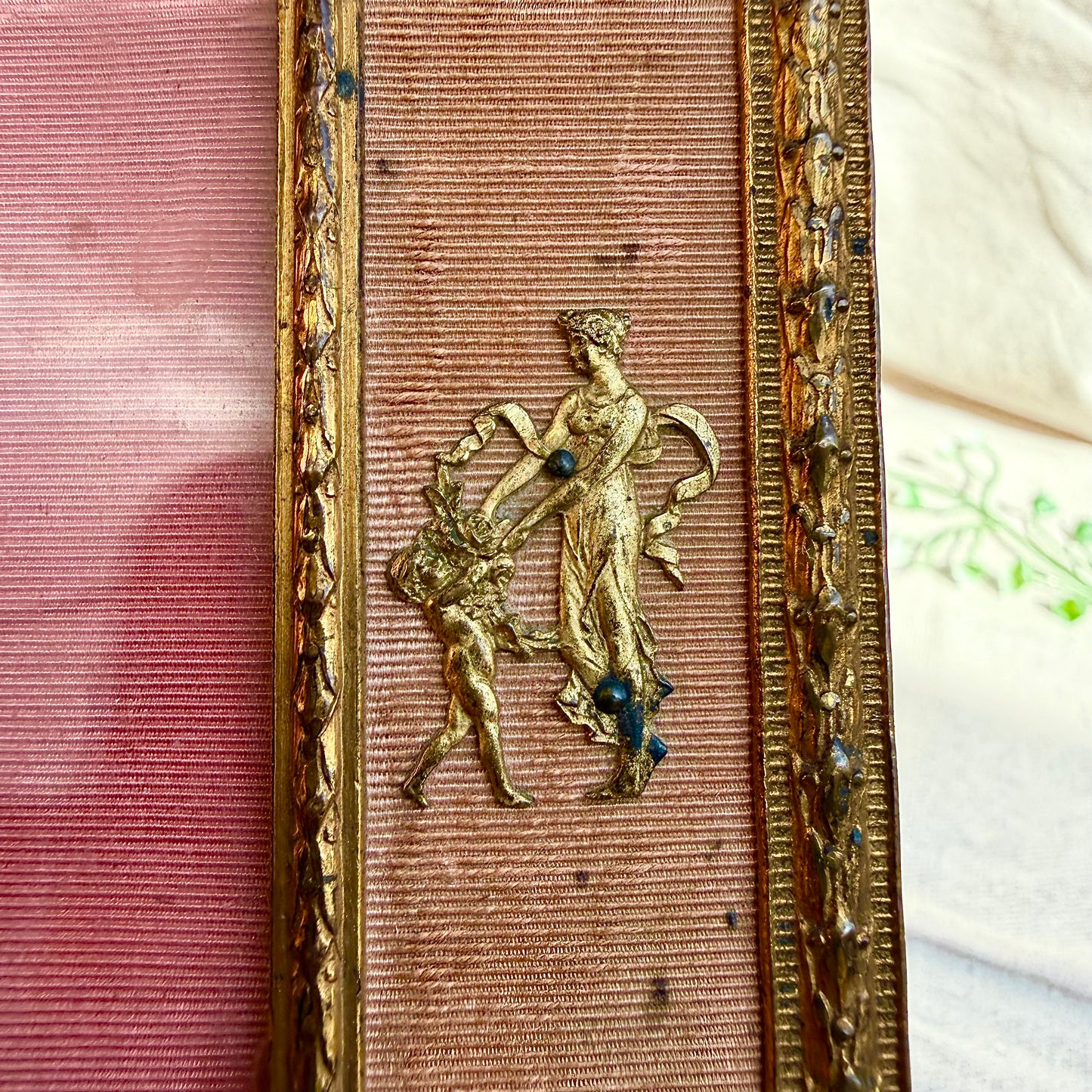 Bilderrahmen mit Stoffbezug