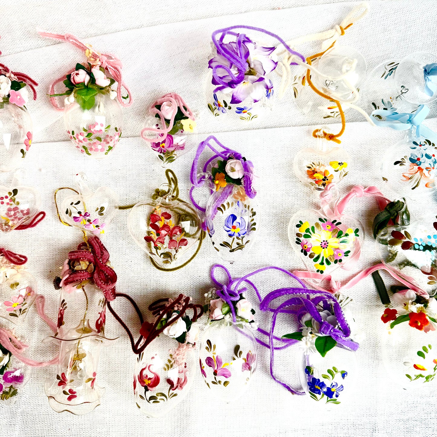 Handbemalte Osterdeko Glas