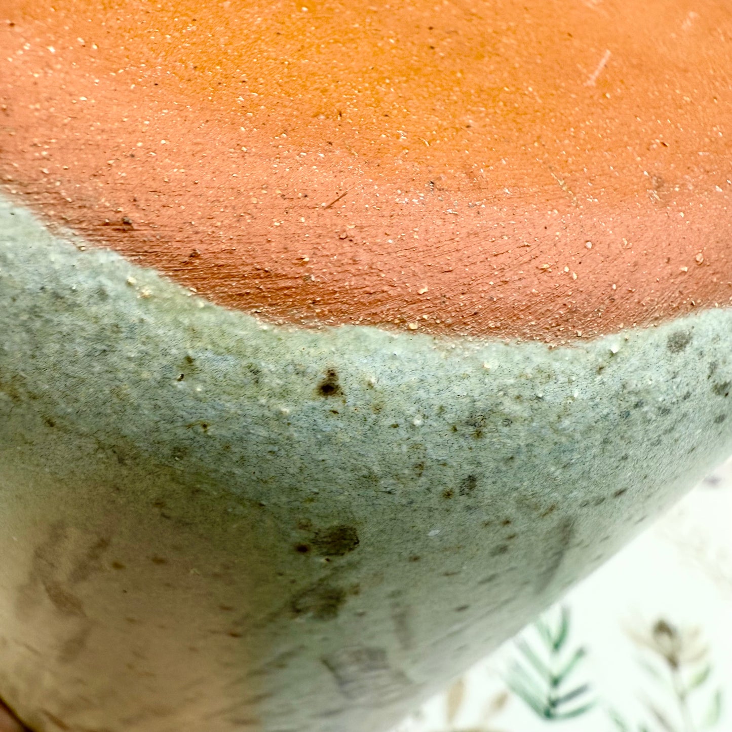 Vase handgemacht türkis