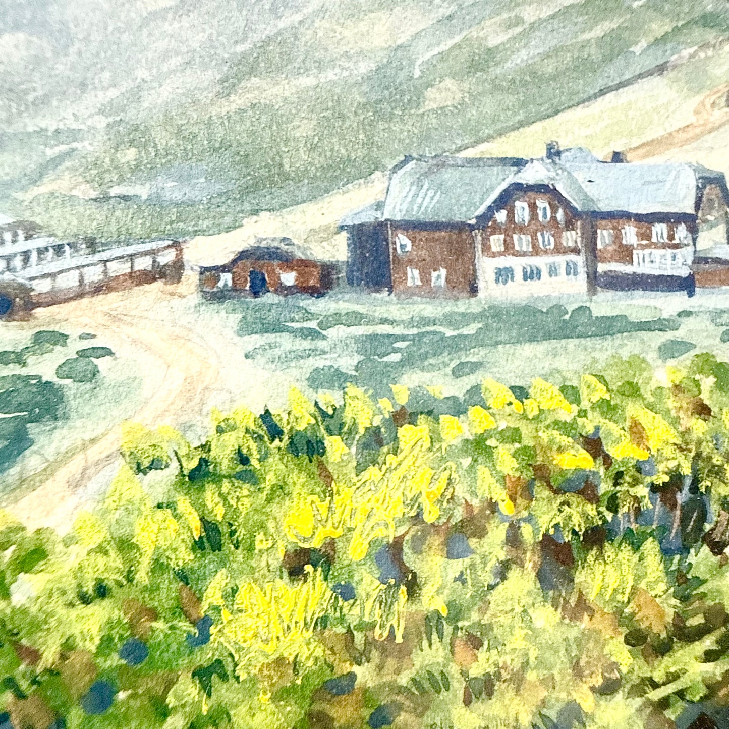 Landschaftsgemälde Fritz Fischer