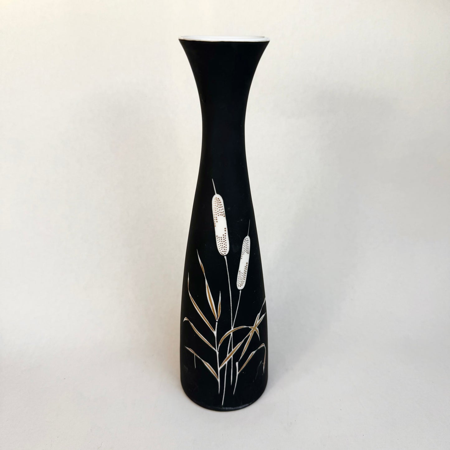Vase Schilf schwarz