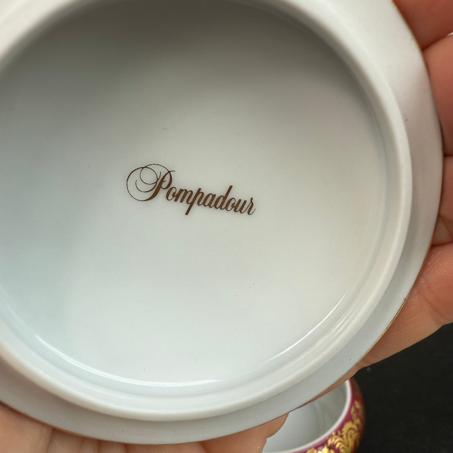 Limoges Pompadour Dose pink
