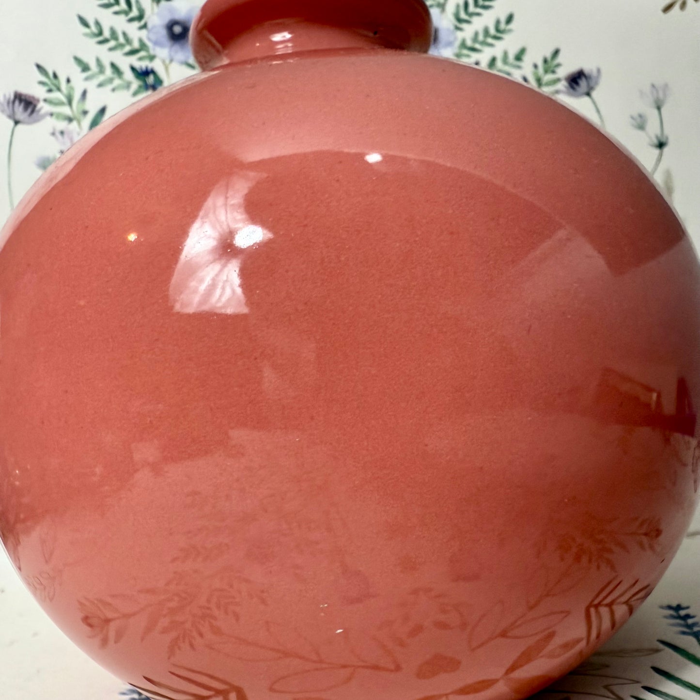 Vase rosa Kugel