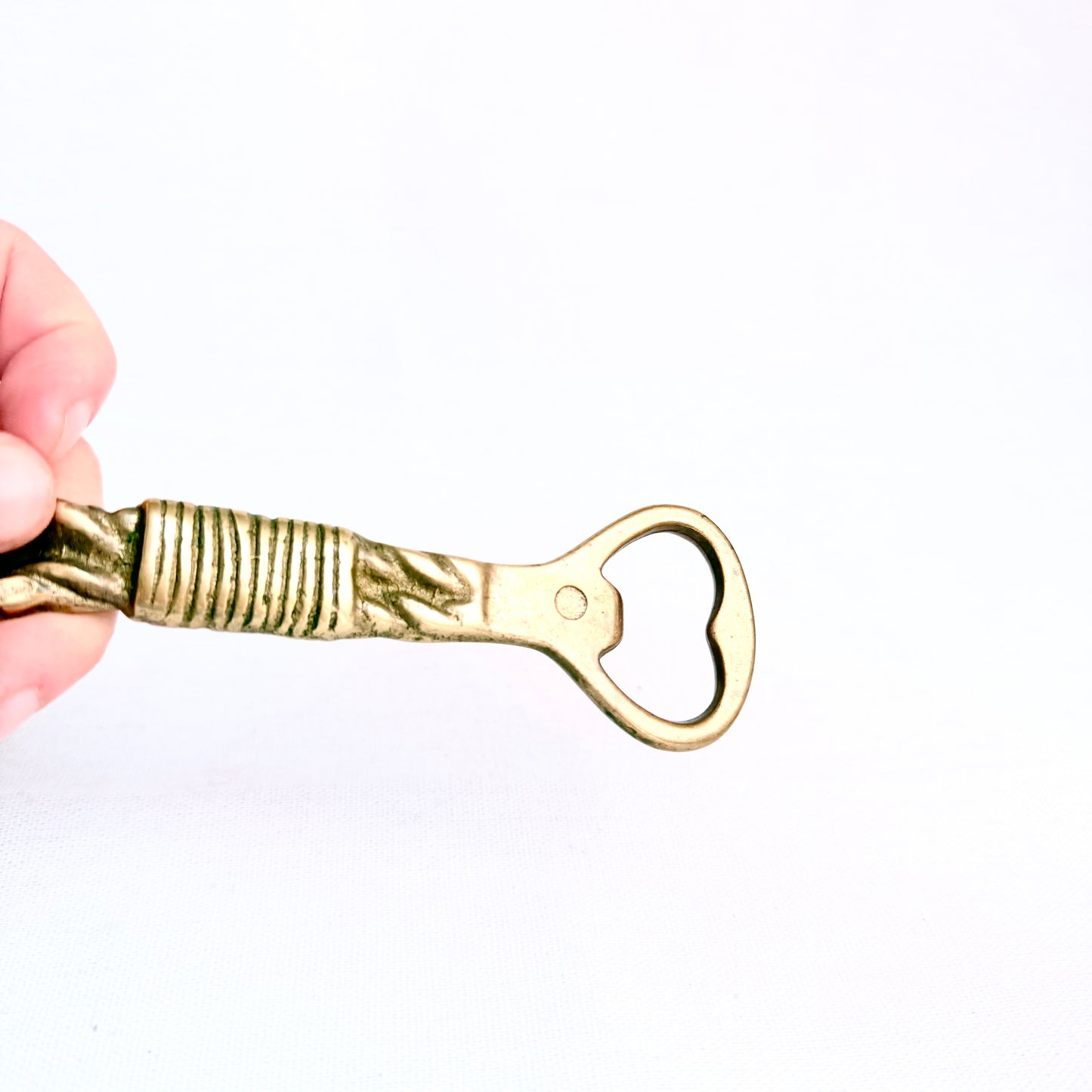 Flaschenöffner Kordel Messing