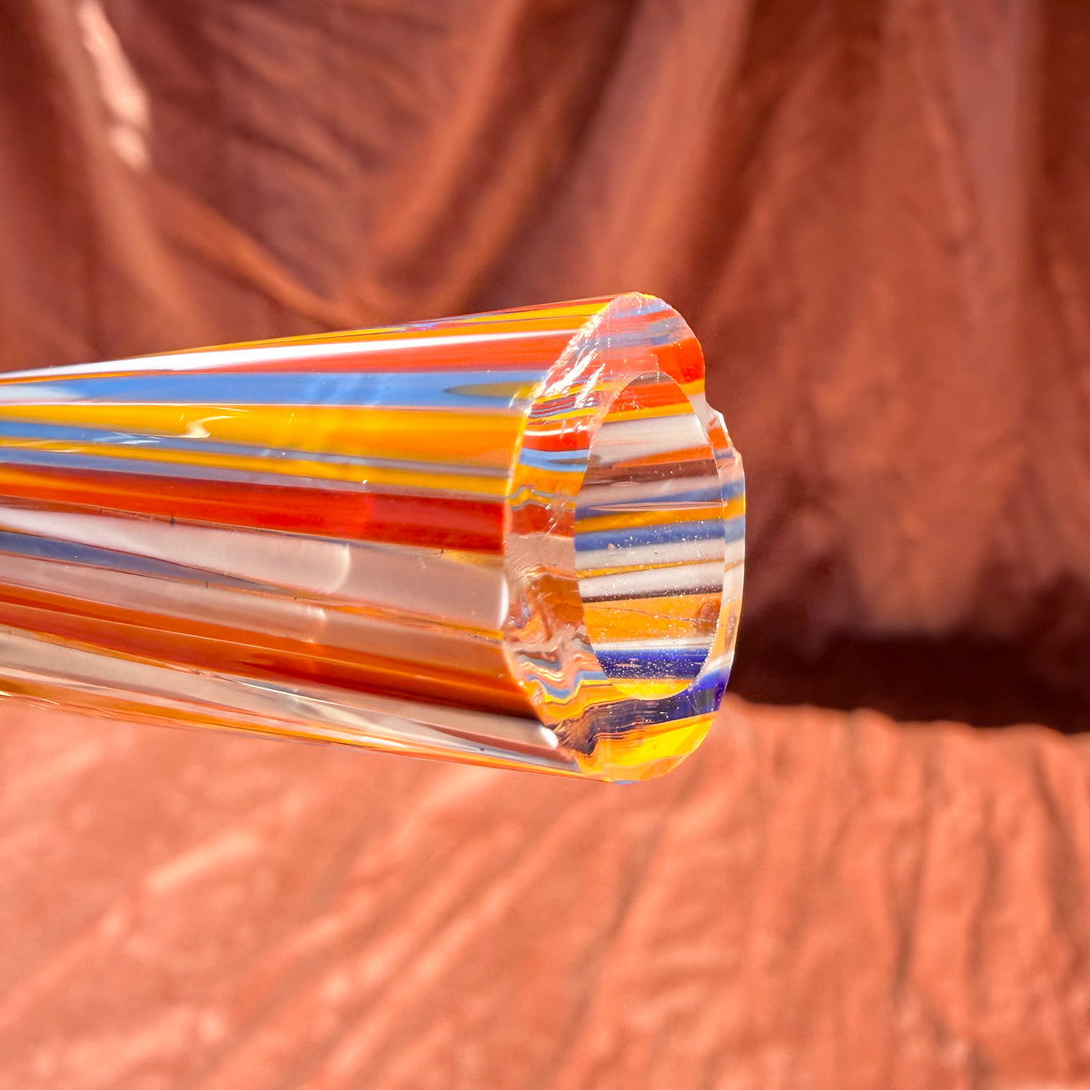 Bewässerungskegel mundgeblasen orange