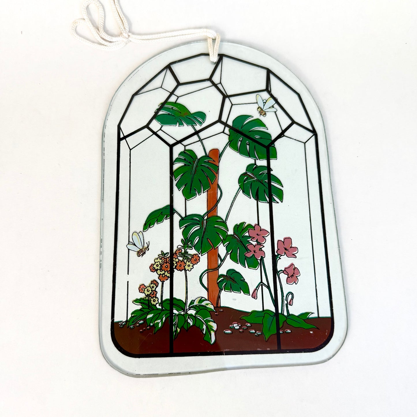 Glasbild Monstera
