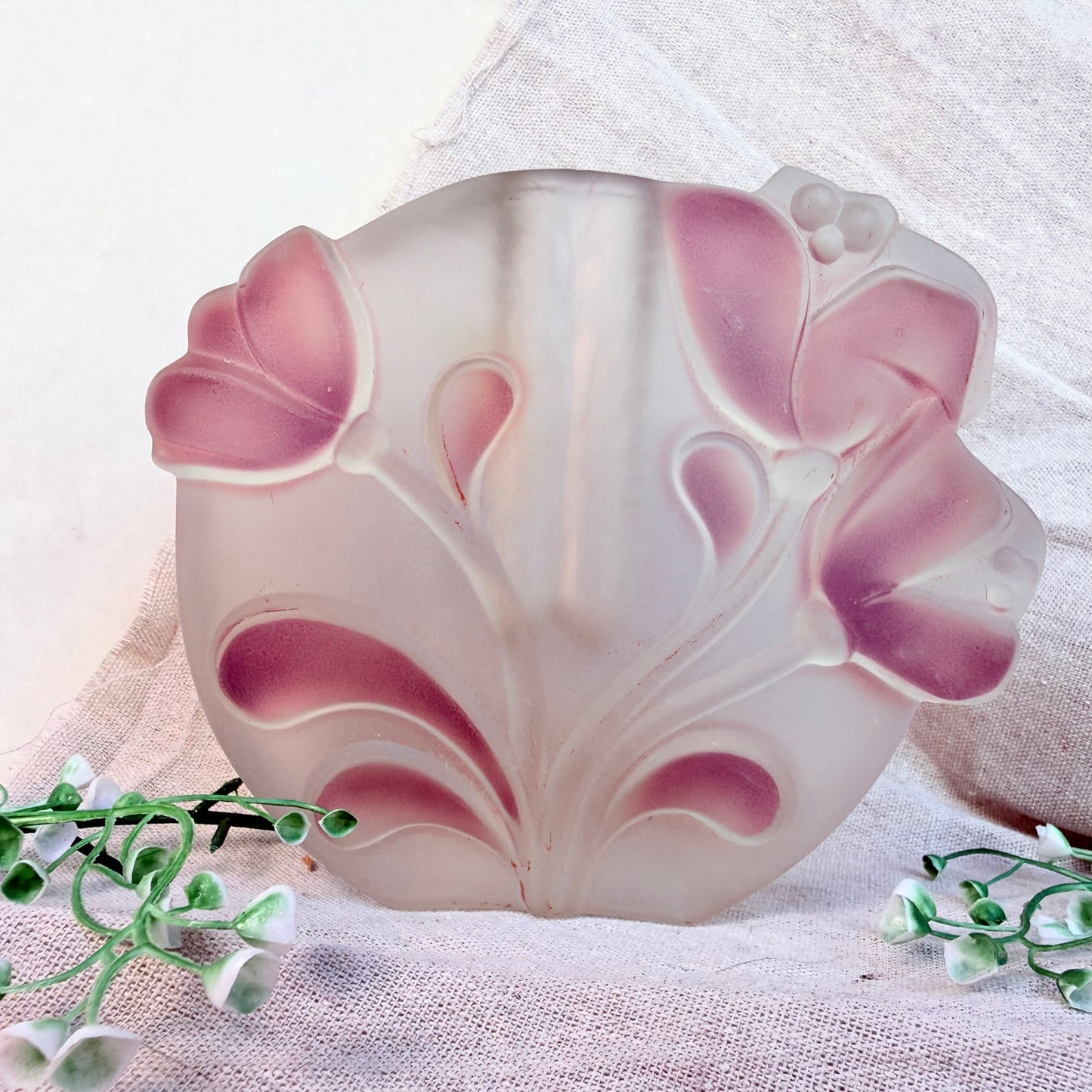 Blumenvase Walther Glas lila