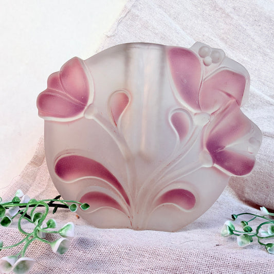 Blumenvase Walther Glas lila
