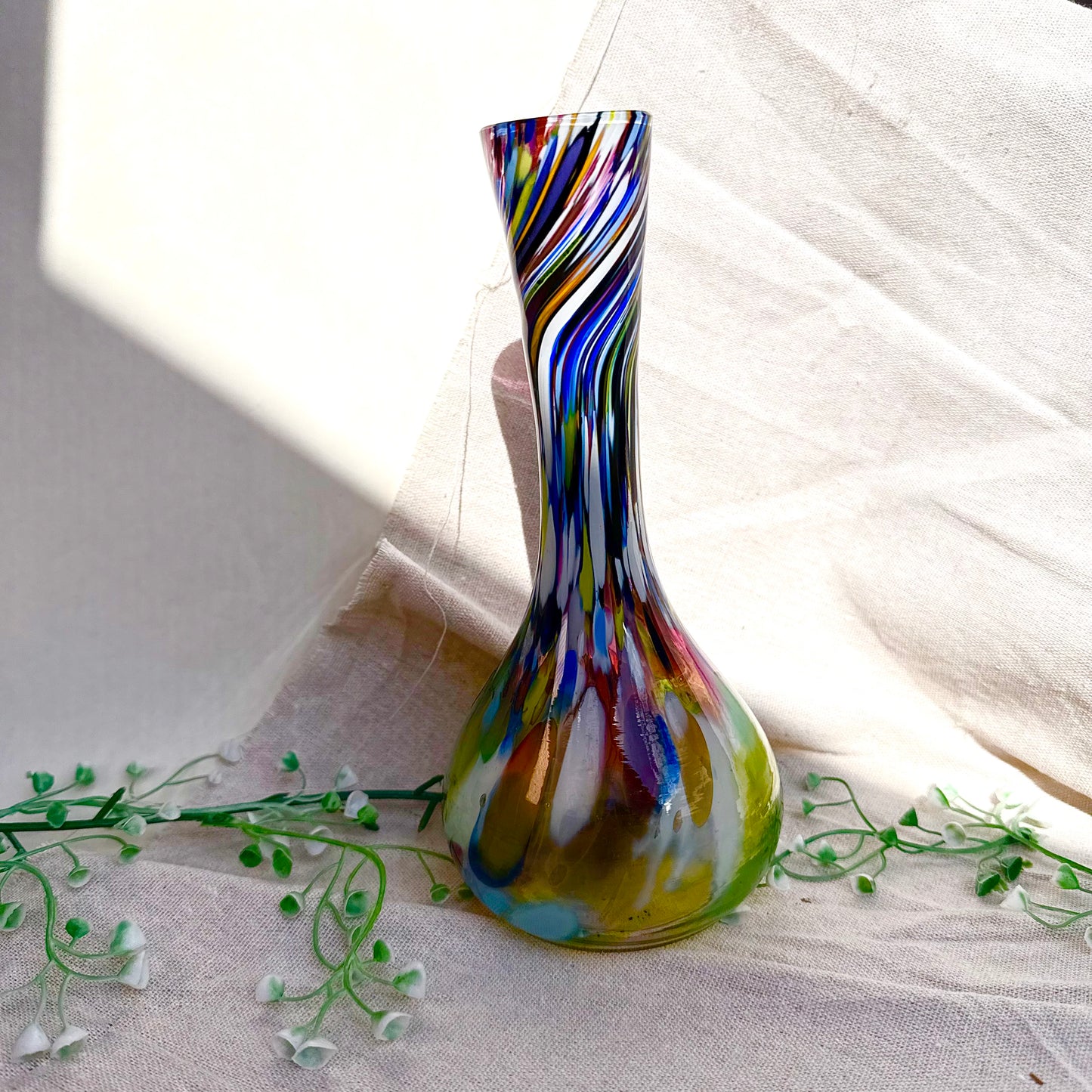 Bunte Glasvase Joska
