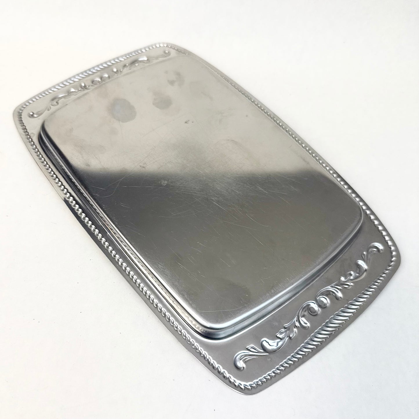 Serviertablett silber