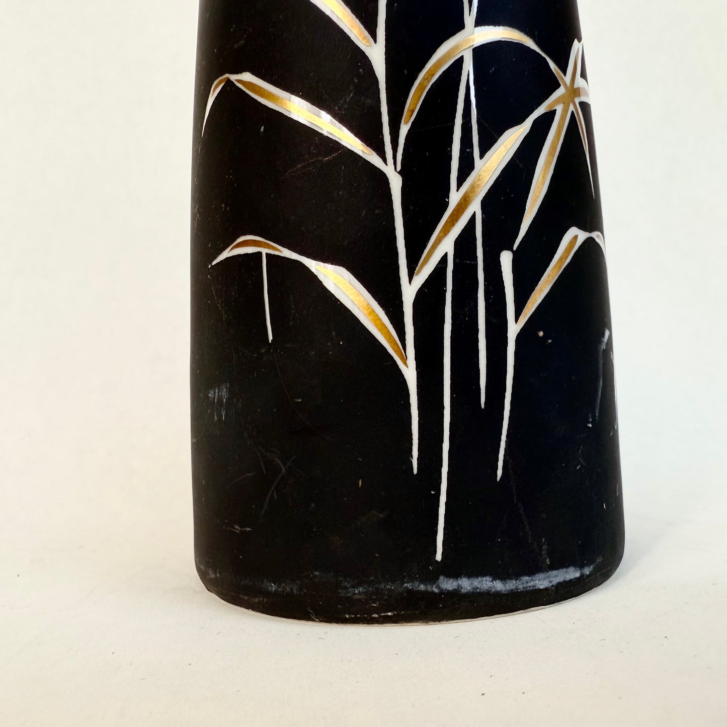 Vase Schilf schwarz