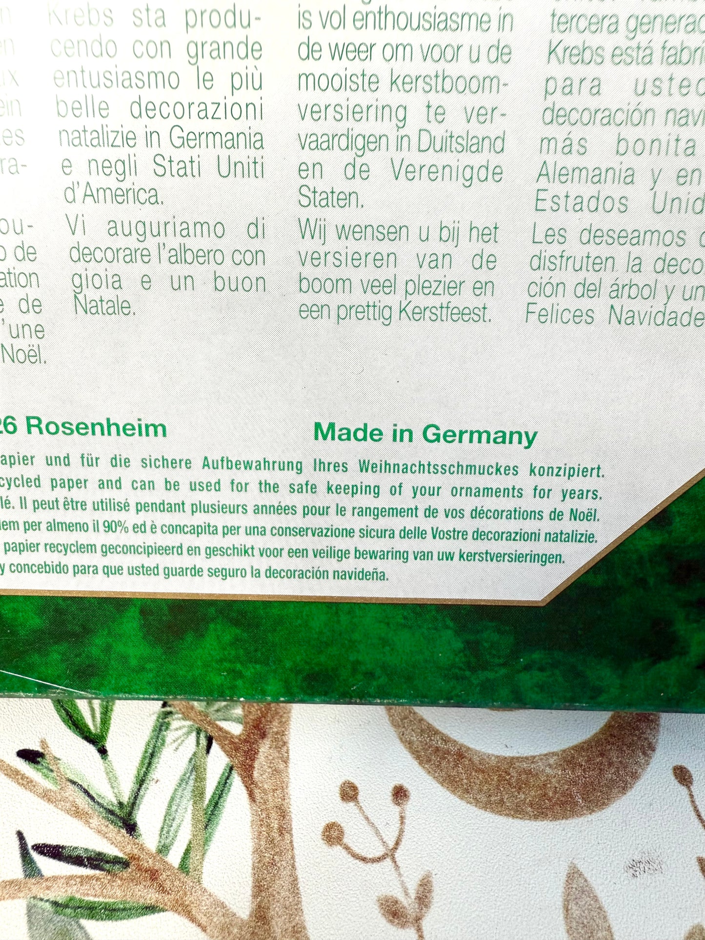 Christbaumschmuck Lauscha Tropfen klein