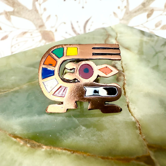 Inka Pin Emaille Peru