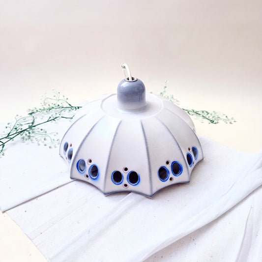 Deckenlampe Keramik blau