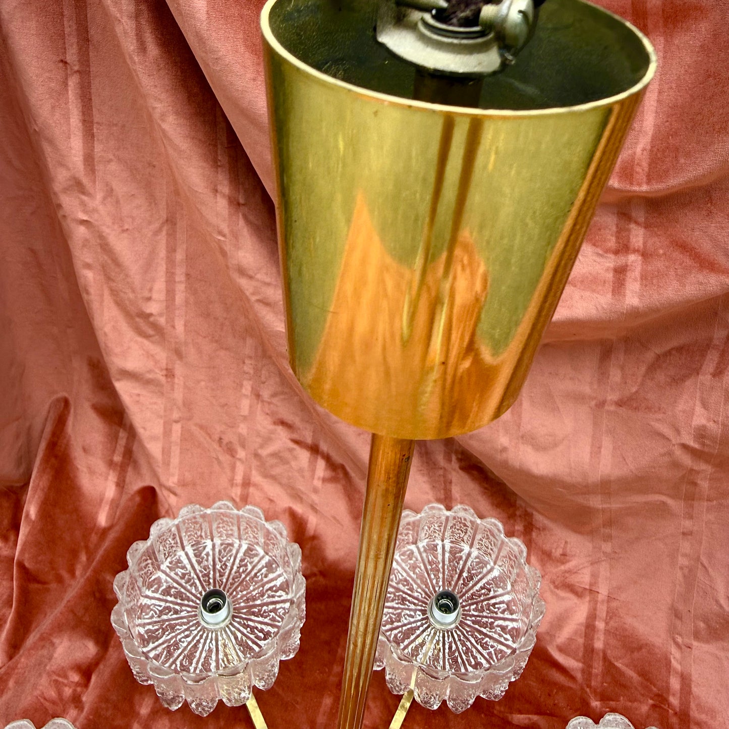 Deckenlampe mit Eiszapfen Glas